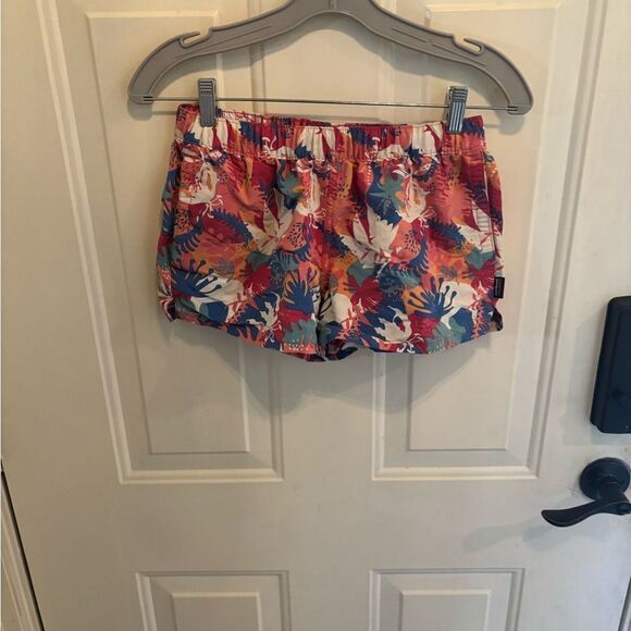 Patagonia Pink and Blue Athletic Shorts Vibrant Design - Picture 2 of 4